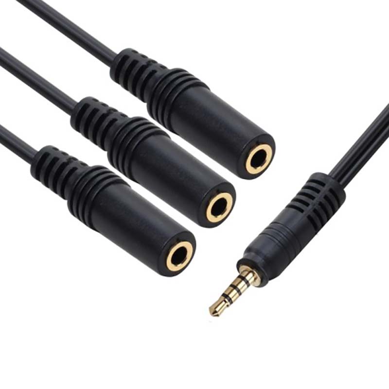 1Pc 3.5mm 3 Way Port Aux Multi - Earphone Splitter Jack review and price