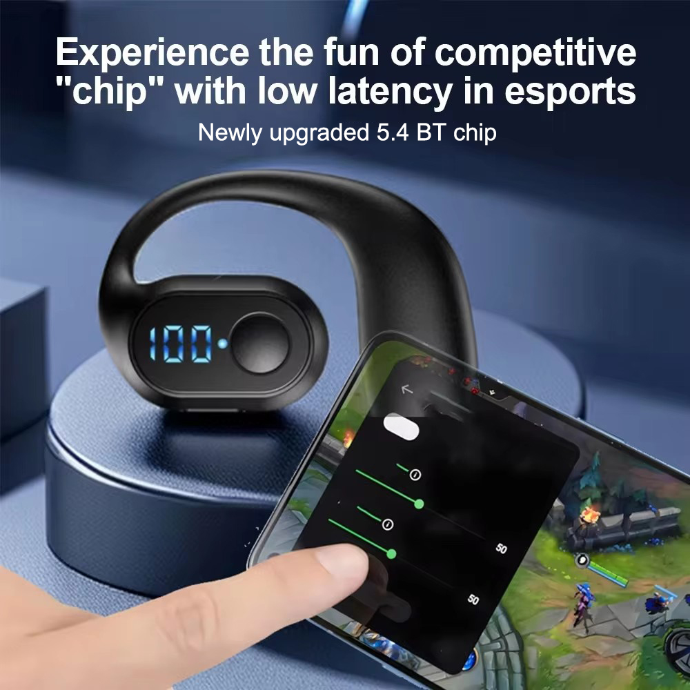 Wireless Bluetooth 5.4 Ear Hoo - Sports Earphone Hook review and price