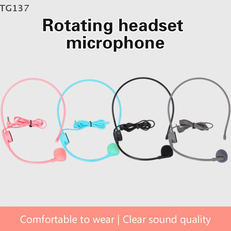 1Pcs 3.5MM Pink Headworn Wired - Wired Earphone Mic review and price