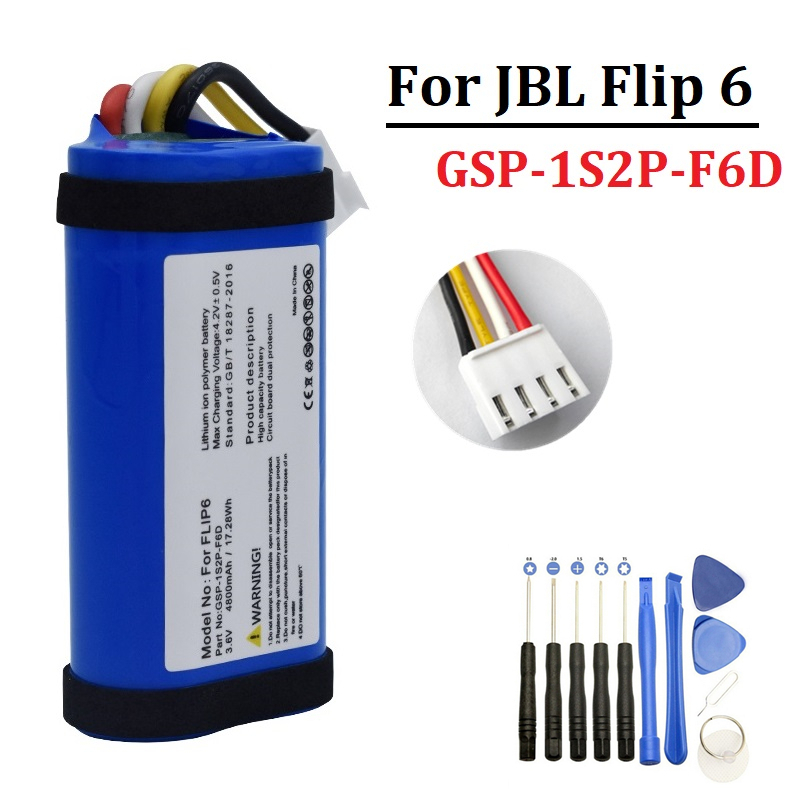 4800mAh Battery For JBL Flip 6 - Jbl Speaker Flip 6 review and price